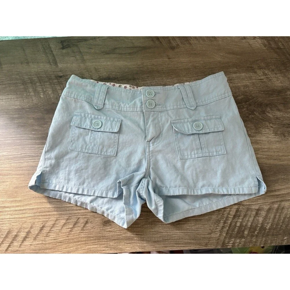 Copper Key Vintage Light Blue Shorts New Without Tags & Imperfections Size 7